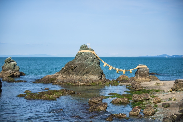 伊勢市　夫婦岩